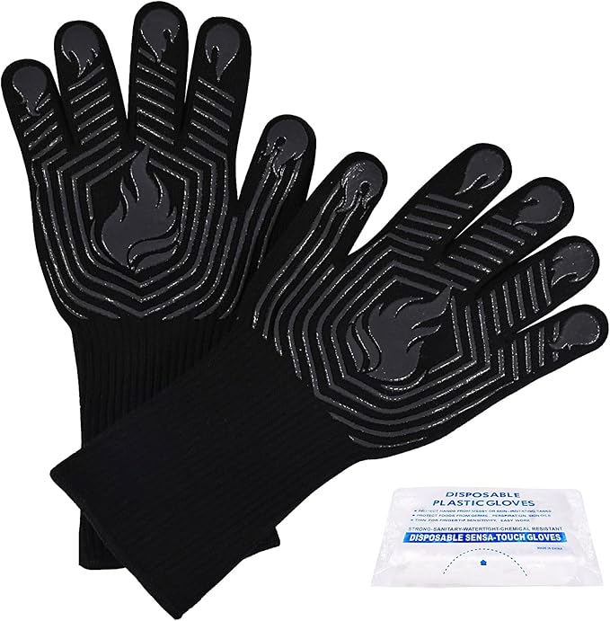 Grillhandschuhe Hitzebeständige, feuerfeste Handschuhe.
