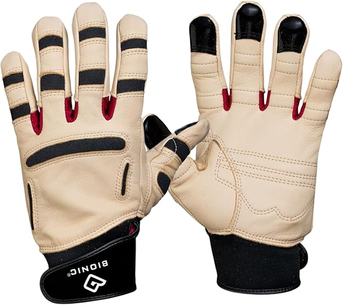 Bionic ReliefGrip Premium-Gartenhandschuhe aus Leder