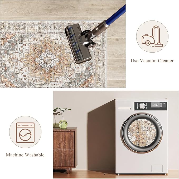 Badezimmerteppiche Vintage Boho Badematten für Badezimmer.