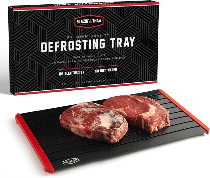 Auftauschale für gefrorenes Fleisch.