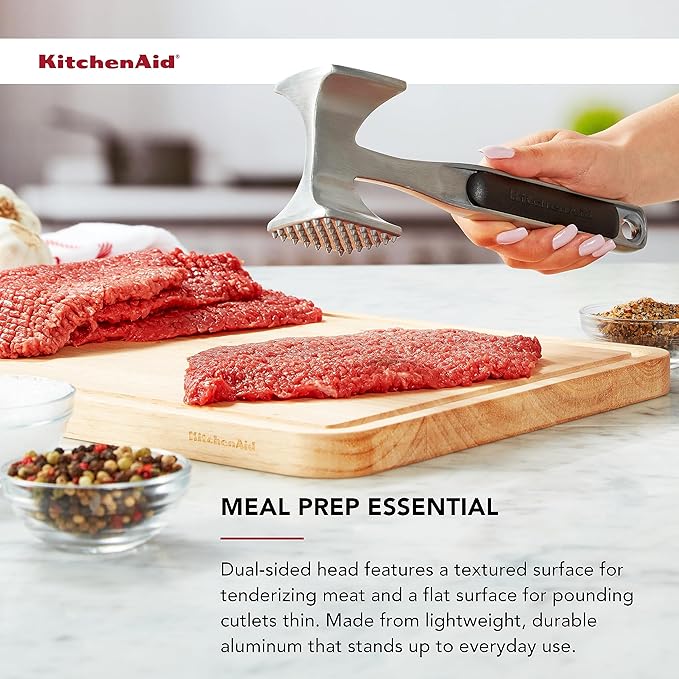 Gourmet-Fleischklopfer mit mehreren Seiten zum Klopfen von Fleisch.